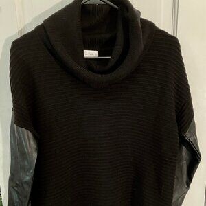 Calvin Klein Black Cowl Neck Sweater Size M